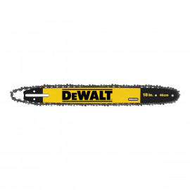 Guide avec chaine 46cm pour tronçonneuse Dewalt | DT20661-QZ