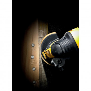 Lame Dewalt diamètre 100mm titanium semi circulaire moyeu déporté pour découpeur ponceur, outil multifonctions (multi-cutter) | DT20711-QZ