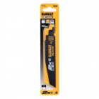 Image du produit : Lame Dewalt pour scie sabre BIM 2 x long life pour la coupe du bois et métal 152mm | DT2301L-QZ