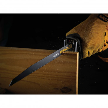 Lame Dewalt pour scie sabre BIM 2 x long life pour la coupe du bois et métal 305mm | DT2316L-QZ