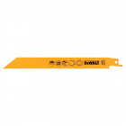 Image du produit : Lame Dewalt pour scie sabre BIM pour la coupe du métal 152mm profondeur inférieur 3mm | DT2354-QZ