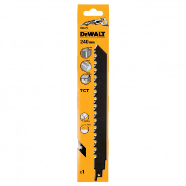 Lame Dewalt pour scie sabre à denture au carbure de tungstène 240mm | DT2420-QZ