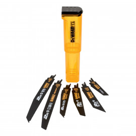 Coffret Dewalt de 6 lames Dewalt pour scie sabre | DT2440L-QZ