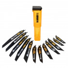 Image du produit : Coffret Dewalt de 12 lames Dewalt pour scie sabres | DT2441L-QZ