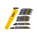 Image du produit : Coffret Dewalt de 8 lames Dewalt pour scie sabres | DT2443L-QZ