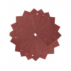 Image du produit : 1/4 feuille abrasive, papier à poncer pour ponceuse vibrante Grain 180 - 8 trous 115 x 115mm Dewalt | DT3034-QZ