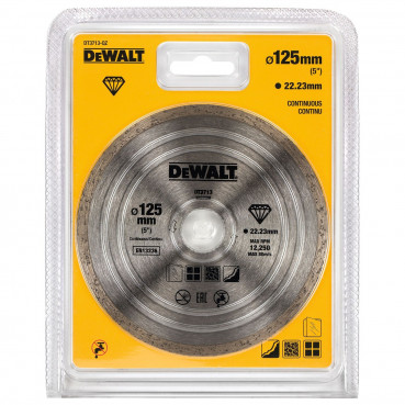 Disque à jante continue pour béton, brique et pierre 125 x 22.2mm Dewalt | DT3713-QZ