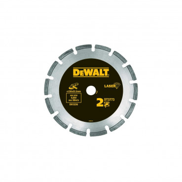 Disque diamant laser pour matériaux abrasifs/béton 230 x 22.2mm - hauteur segment 7.5mm Dewalt | DT3773-XJ