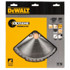 Image du produit : Lame Dewalt pour scie circulaire stationnaire extrême workshop 250 x 30mm - 40 dents | DT4322-QZ