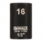 Image du produit : Douilles Impact à chocs diamètre 16mm 1/2" Dewalt | DT7534-QZ