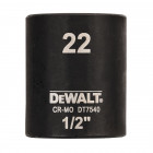 Image du produit : Douilles Impact à chocs diamètre 22mm 1/2" Dewalt | DT7540-QZ