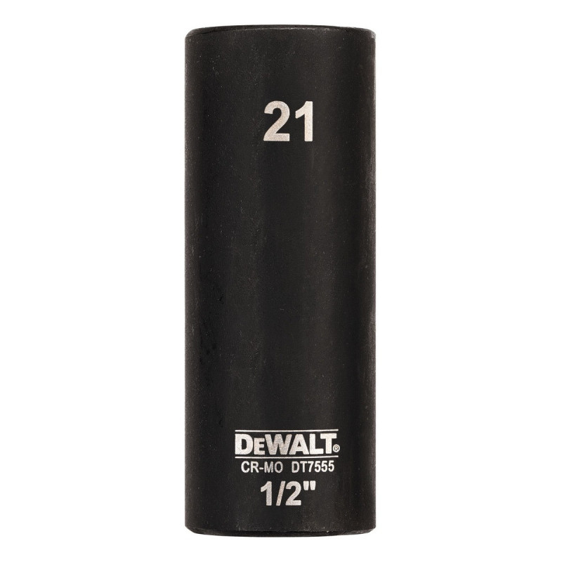 Douilles Impact à chocs diamètre 21mm 1/2" Dewalt | DT7555-QZ