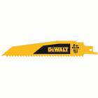 Image du produit : Lame Dewalt 152mm - 6TPI pour scie sabre BIM pour la coupe du bois épais | DT90380-QZ