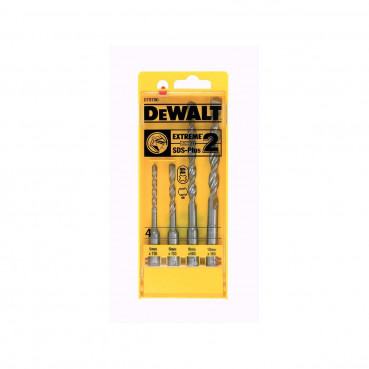 Coffret Dewalt de 4 forets sds-plus extrême dimension : 5 x 110, 6 x 110, 8 x 160, 10 x 160mm | DT9700-QZ