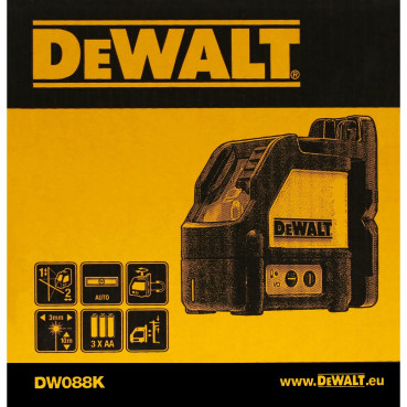 Niveau laser en croix Dewalt | DW088K-XJ