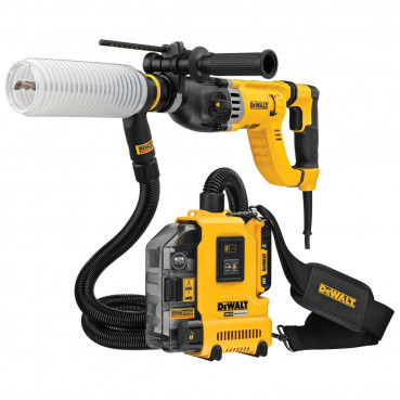 Aspirateur Dewalt portable - XR - sans fil - 18 Volts - 2Ah li-ion brushless | DWH161D1-QW