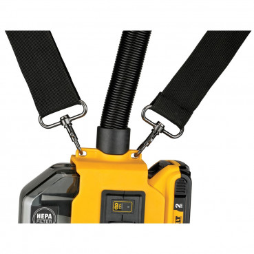 Aspirateur Dewalt portable - XR - sans fil - 18 Volts - 2Ah li-ion brushless | DWH161D1-QW