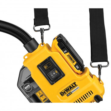 Aspirateur Dewalt portable - XR - sans fil - 18 Volts - 2Ah li-ion brushless | DWH161D1-QW