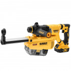 Image du produit : Extracteur de poussières sds-plus - XR - sans fil - 18 Volts - BL Dewalt | DWH205DH-XJ