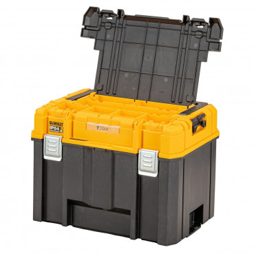 Coffret TSTAK ip54 grande contenance avec organiseur supérieur et longue poignée Dewalt | DWST83343-1