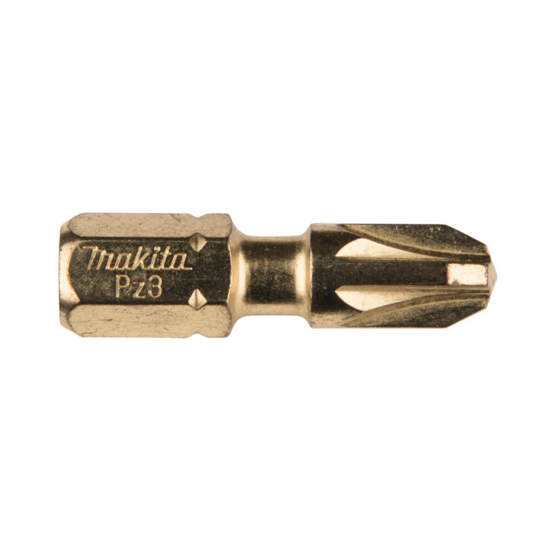 Embout de vissage Impact Gold, PZ3, 25mm par 2 - longueur totale 25mm Makita | B-28466