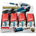 Image du produit : Porte embout de torsion Ultra Mag Gold, 71mm - longueur totale 79mm - filetage 1/4" Makita | B-28531-24