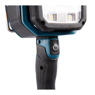 Lampe torche baladeuse, projecteur Makita sans fil extrêmement puissant 640m, compatible batterie 14,4 et 18 Volts LXT - pivotable horizontalement | DEBDML812