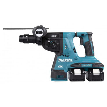 Perforateur burineur Makita SDS-Plus LXT 36 Volts 2 x 18 Volts - sans fil Lithium (Li-Ion) - 5 Ah - 28mm - force de frappe 2,9 joules | DHR281PT2J