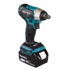 Image du produit : Boulonneuse à chocs Makita LXT 18 Volts - sans fil Lithium (Li-Ion) - 3 Ah - 180 Nm - carré 1/2" | DTW181RFJ