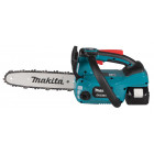 Image du produit : Tronçonneuse d'élagage Makita LXT 18 Volts - sans fil Lithium (Li-Ion) - 5 Ah - 25cm | DUC254RT2