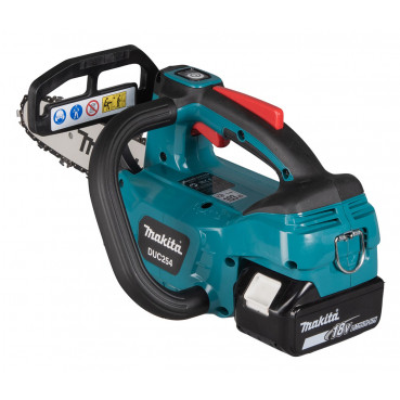 Tronçonneuse d'élagage Makita LXT 18 Volts - sans fil Lithium (Li-Ion) - 5 Ah - 25cm | DUC254RT2