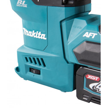 Perforateur burineur Makita SDS-Plus XGT 40 Volts MAX Lithium (Li-Ion) - 4 Ah - 30mm - 3,9 J - force de frappe 3,9 joules - poids 4,6kg | HR009GM202