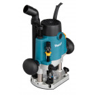 Image du produit : Défonceuse Makita 1 100 Watts - 6 / 6,35 / 8mm - 1100 Watts - capacité de plongée 0 - 57mm - pince diamètre 8mm - poids 3,3kg | RP1111CJ