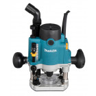 Image du produit : Défonceuse Makita 1 100 Watts - 6 / 6,35 / 8mm - 1100 Watts - capacité de plongée 0 - 57mm - pince diamètre 8mm - poids 3,3kg | RP1111CJ