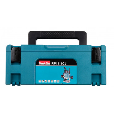 Défonceuse Makita 1 100 Watts - 6 / 6,35 / 8mm - 1100 Watts - capacité de plongée 0 - 57mm - pince diamètre 8mm - poids 3,3kg | RP1111CJ