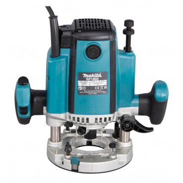 Défonceuse Makita 12 / 12,7mm - 1 850 Watts - 1850 Watts - capacité de plongée 0 - 70mm - pince diamètre 12mm - poids 6,2kg | RP1802XJ