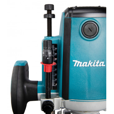 Défonceuse Makita 12 / 12,7mm - 1 850 Watts - 1850 Watts - capacité de plongée 0 - 70mm - pince diamètre 12mm - poids 6,2kg | RP1802XJ