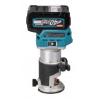 Image du produit : Affleureuse-défonceuse Makita XGT 6 et 8mm - 40 Volts MAX - sans fil Lithium (Li-Ion) - 4 Ah - poids 2,2kg - capacité de plongée 0 - 40mm - pince diamètre 6 / 8mm | RT001GM208