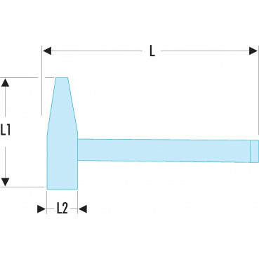 Marteau de mécanicien Facom - 137 x 36mm | 205H.100