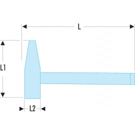 Marteau de mécanicien Facom - 132 x 33mm | 205H.80
