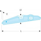 Image du produit : Niveau de chantier magnétique trapézoïdal "bâtiment" de 60cm de long - précision 0.75mm par mètre - corps massif en alliage léger Facom | 307BM.60