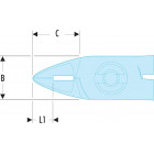 Image du produit : Pince coupante Facom ESD (antistatique) "pointues" bec effilés : maniabilité - longueur 110mm - outillage éléctronique | 417.PE