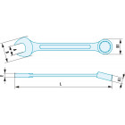 Image du produit : Clé plate mixte 23mm Facom ADF - longueur 265mm outillage Facom antidéflagrant, antimagnétique | 440.23SR