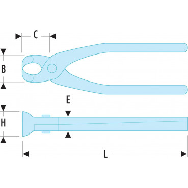 Tenaille type "russe" - longueur 280mm Facom | 495A.28EL