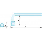 Image du produit : Clé à pipe 16mm (Facom) ADF - 16mm - longueur 255mm outillage Facom antidéflagrant, antimagnétique | 75.16SR