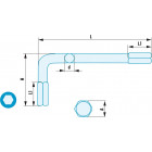 Image du produit : Clé mâle, allen, BTR - ADF - 24mm - longueur 192mm outillage Facom antidéflagrant, antimagnétique | 82H.24SR