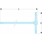 Image du produit : Clé mâle, allen, BTR - 2mm - 6 pans en "T" - longueur 125mm Facom | 84TC.2