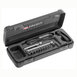 Tournevis dynamométrique Facom 10Nm - douille 1/4" - en coffret - tournevis monosens, sens de serrage dynamométrique à droite | A.404J1