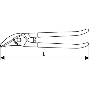 Cisaille à tôle universelle - longueur 250mm "Expert by Facom" | E020907