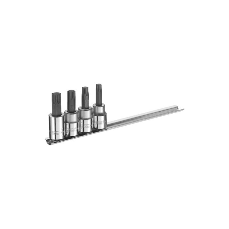 Jeu de douilles tournevis Torx 3/8" - 4 pièces "Expert by Facom" | E031807